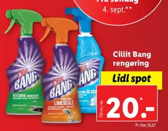 Lidl Cillit bang rengøring - universal tilbud