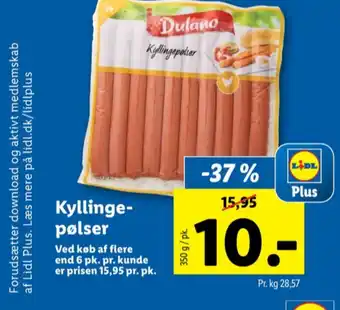 Dulano kyllingepølse