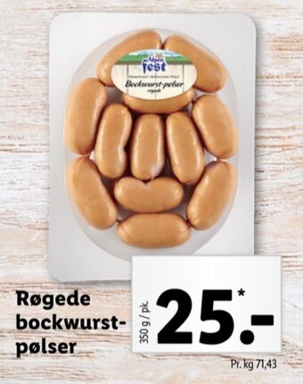 Lidl Alpenfest pølser tilbud