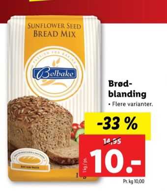 Lidl Belbake melblanding tilbud