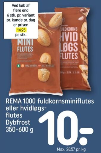 Rema 1000 flutes