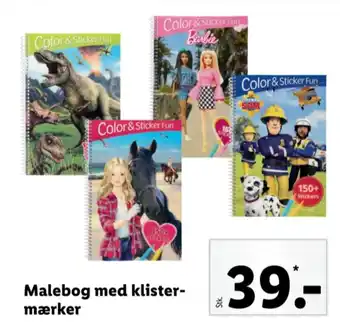 Lidl Ukendt malebog tilbud