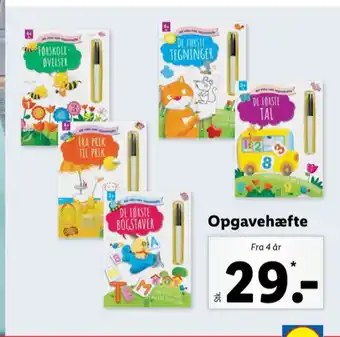 Lidl Ukendt opgavebog tilbud