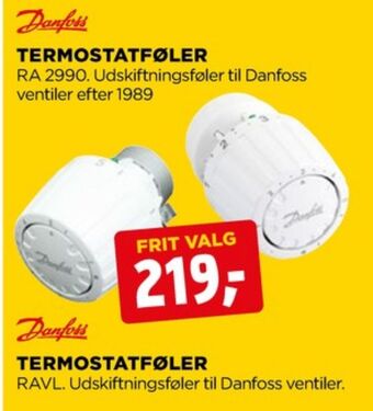jem & fix Danfoss termostat tilbud