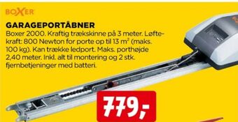 jem & fix Boxer garageportåbner tilbud