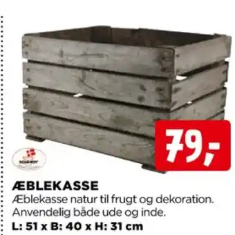 jem & fix Ukendt æblekasse tilbud