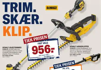 Stark Dewalt Græstrimmer DCM561PB, Dewalt Hækkeklipper DCM563PB tilbud