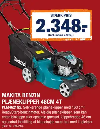 Makita Benzin Plæneklipper 46CM 4T