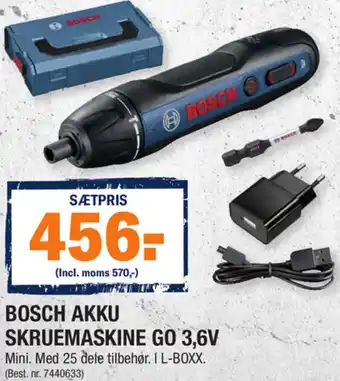 Stark Bosch Akku Skruemaskine Go 3,6V tilbud