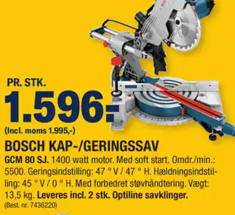 Stark Bosch Kap-/Geringssav GCM 80SJ. tilbud