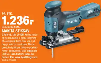 Stark Makita Stiksav DJV181Z tilbud