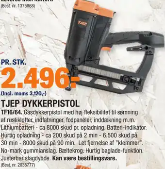 Stark Tjep Dykkerpistol TF16/64 tilbud