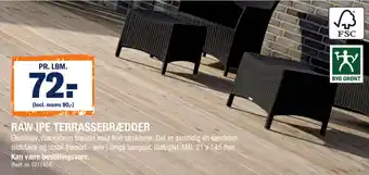 Stark Raw Ipe Terrassebrædder tilbud