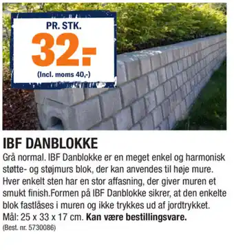 Stark IBF Danblokke tilbud