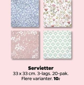 Netto Servietter tilbud