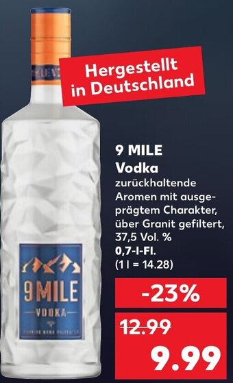 Kaufland DE 9 Mile Vodka tilbud