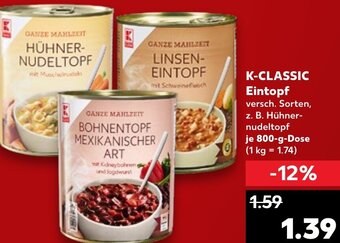 Kaufland K-Classic Eintopf tilbud