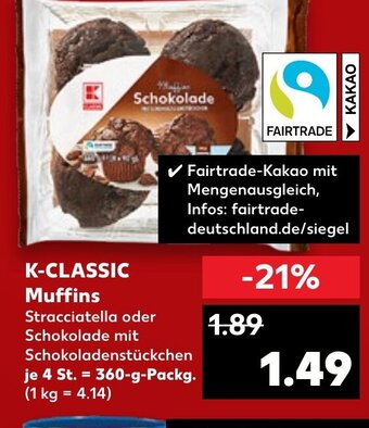 Kaufland K-Classic Muffins tilbud