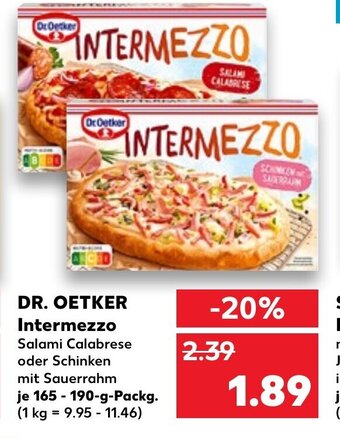 Kaufland DE Dr. Oetker Intermezzo tilbud