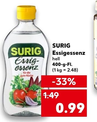 Kaufland Surig Essigessenz tilbud