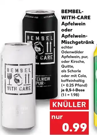 Bembel With-Care Apfelwein oder Apfelwein Mischgetränk