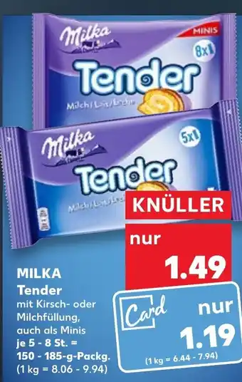 Kaufland Milka Tender tilbud