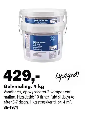 Biltema Gulvmaling tilbud