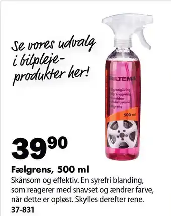 Biltema Fælgrens tilbud