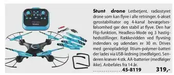 Stunt drone