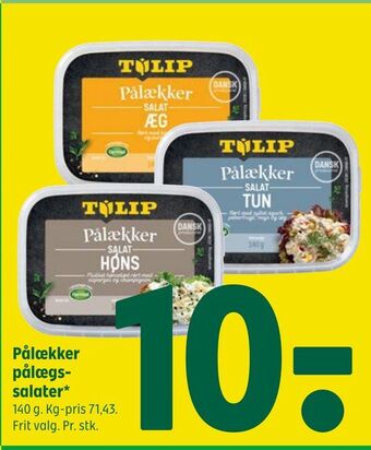 Coop 365 Pålækker pålægssalater tilbud