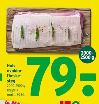 Coop 365 Halv ovnklar flæskesteg tilbud