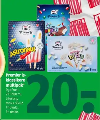 Coop 365 Premier is- klassikere multipak tilbud
