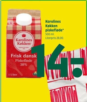 Coop 365 Karolines køkken piskefløde tilbud