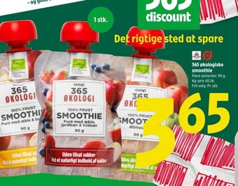 Coop 365 365 økologiske smoothie tilbud