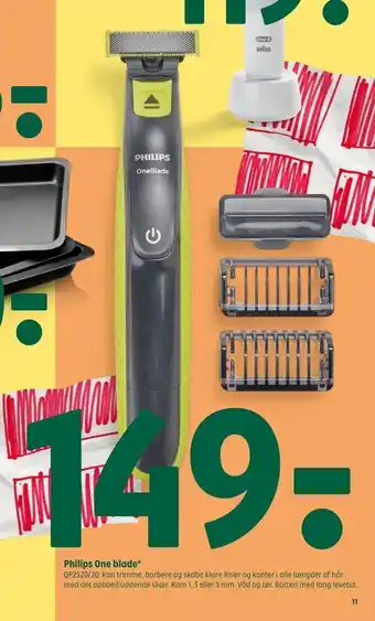 Coop 365 Philips one blade tilbud