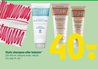 Coop 365 Stuhr shampoo eller balsam tilbud