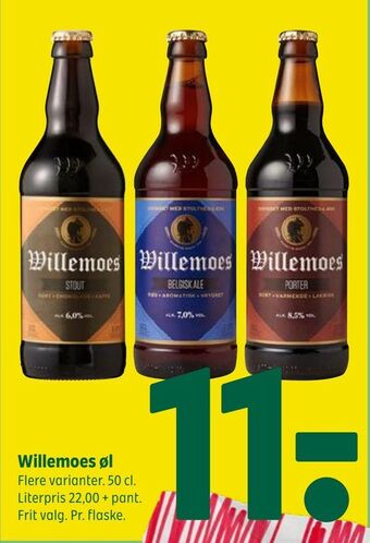 Coop 365 Willemoes øl tilbud
