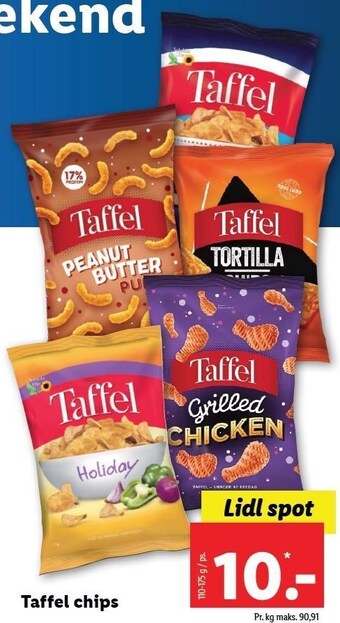 Lidl Taffel chips tilbud
