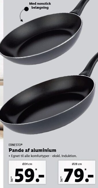 Lidl Pande af aluminium tilbud