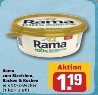 REWE DE Rama Zum Streichen, Backen & Kochen tilbud