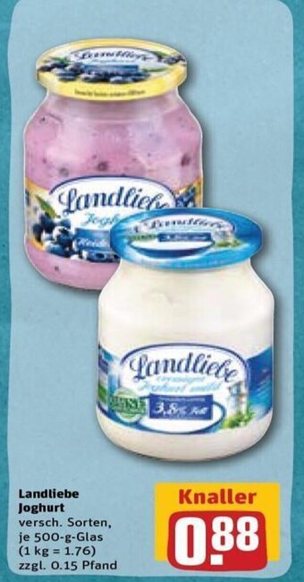 REWE DE Landliebe Joghurt tilbud