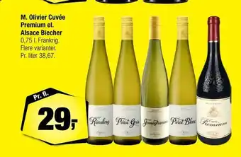 Calle Olivier cuvée premium el. alsace biecher tilbud