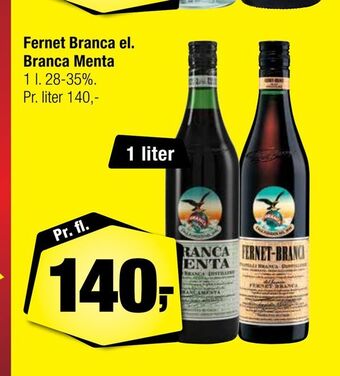 Fernet branca el. branca menta