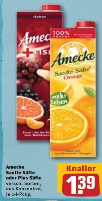 Amecke Sanfte Säfte oder Plus Säfte