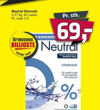Fleggaard Neutral storvask tilbud