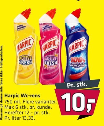 Fleggaard Harpic wc-rens tilbud