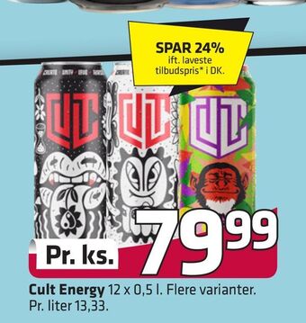 Fleggaard Cult energy tilbud