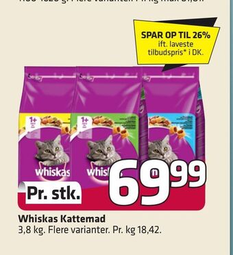 Fleggaard Whiskas kattemad tilbud