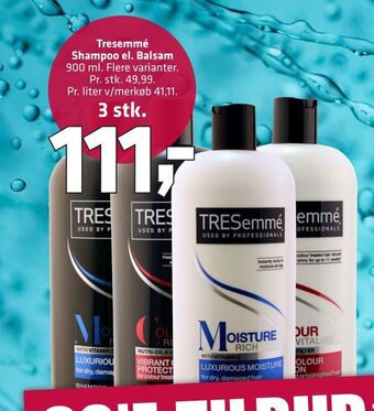 Fleggaard Tresemmé shampoo el. balsam tilbud