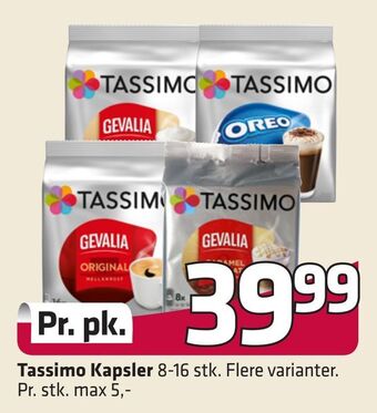 Fleggaard Tassimo kapsler tilbud